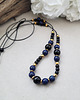 naszyjniki - inne Naszyjnik- regulowana długość- z lapis lazuli