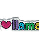 naszywki na ubrania Naszywka termoprzylepna  I love Lama