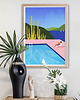 plakaty Lato nad basenem - plakat 50x70 cm