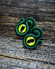 kolczyki soutache Smocze oczy- kolczyki soutache