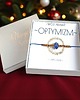 bransoletki z kamieni naturalnych Amulet - OPTYMIZM - świąteczne pudełko - lapis lazuli