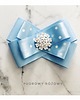 broszki Brosza Baby Blue z Kwiatkami New