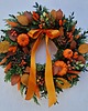 wianki Wianek jesienny na drzwi z dyniami PUMPKIN SPICE