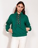 bluza bez kaptura damska BIND bluza green