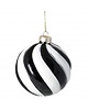 bombki Bombka Szklana 6 szt. Ozdoba Choinkowa Pasy 10 cm