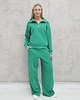 komplety damskie Kissa wygodny komplet z rozpinaną bluzą  Spring Green