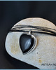 srebrne naszyjniki NIGHT AGATE 