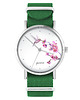 zegarki damskie Zegarek - Koliber, oznaczenia - zielony, nylonowy