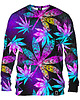 bluzy męskie Bluza Bez Kaptura Męska DR.CROW Weed
