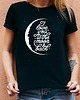 t-shirt damskie Koszulka damska organiczna Moon and back