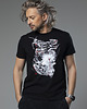 t-shirty męskie T-shirt męski zwierzątka czarny