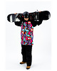 bluzy męskie Męska Bluza Snowboard DR.CROW Colorful Monsters