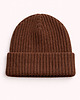 czapki damskie Czapka Simple merino czekoladowa