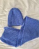 czapki damskie Komplet czapka i szal handmade z wełną