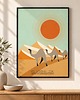 plakaty Plakat Fine Art giclee Wielbłądy. Polski New Look