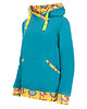 bluza z kapturem damska Bluza kangurka "Szmaragd - Echnea" unisex