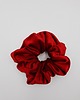 gumki do włosów Scrunchie czerwień rozm. M