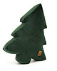 poduszki do pokoju dziecka Welurowa poduszka dekoracyjna drzewko choinka z grawerem Wesołych Świąt