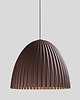 lampy wiszące Lampa wisząca PLISSART M - brązowa, miedziana