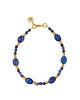 bransoletki z kamieni naturalnych Bransoletka mix Lapis Lazuli x Hematyt - złote hematyty