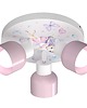 lampy do pokoju dziecka Dziecięca lampa sufitowa z nadrukiem laserowym wróżki księżniczki motylki