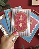 kartki scrapbooking Kartki świąteczne 4szt - ręcznie robione, oryginalne kartki
