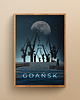 plakaty Plakat Gdańsk Dźwigi (Noc)