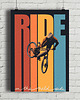 plakaty Ride on the wild side - plakat z rowerem
