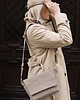 torebki mini Listonoszka Blanka Crossbody bezowa kośc słoniowa
