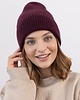 czapki damskie Czapka Gentle Cashmere Wino