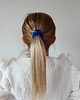 gumki do włosów Gumka jedwabna, scrunchie, frotka royal blue MINI