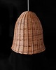 lampy wiszące Wiklinowy klosz do lampy wiszącej