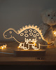 lampy do pokoju dziecka Lampka nocna do pokoju dziecka - Dinozaur