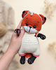 misie i maskotki Lisek Rudek - maskotka amigurumi handmade - na prezent