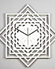 zegary DEKORACYJNY ZEGAR AŻUROWY, ŚWIĘTA GEOMETRIA S ( 40 x 40 cm )