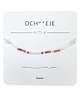 bransoletki na sznurku Bransoletka OCHUJEJE - Rodonit, Opal kryształowy - Morse