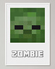 obrazy i plakaty do pokoju dziecięcego Minecraft plakat "Zombie"