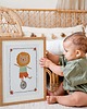 obrazy i plakaty do pokoju dziecięcego Plakat Lew w cyrku - Plakaty Na Ścianę Dla Dzieci