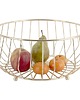 kosze do przechowywania Kosz druciany złoty na owoce 14,5 cm x Ø 30 cm  AMARONE - II