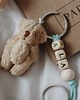 breloki Brelok z misiem i imieniem - personalizowany