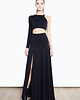 spódnice maxi Wieczorowa spódnica maxi z rozporkiem 1415/7