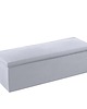 ławki Skrzynia tapicerowana srebrzysty szary 120x40x40cm