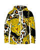 bluzy męskie Męska Bluza Expres Zamek DR.CROW Leopard Spots