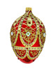 ozdoby choinkowe Bombka choinkowa: Ekskluzywne jajo Faberge: czerwone