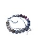 bransoletki z kamieni naturalnych Sapphire and ruby mix vol. 5  bransoletka