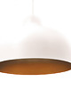 lampy wiszące Lampa B&B biała z złotem, 33cm