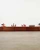 komody Lowboard mahoniowy, duński design, lata 70, produkcja: Dania