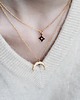 złote naszyjniki Moon Necklace no 1