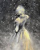 obrazy "BALLADA" - Obraz Olejny 60x30cm