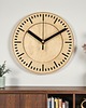 zegary Drewniany Zegar Ścienny  Duży 48cm  -  Cichy Mechanizm